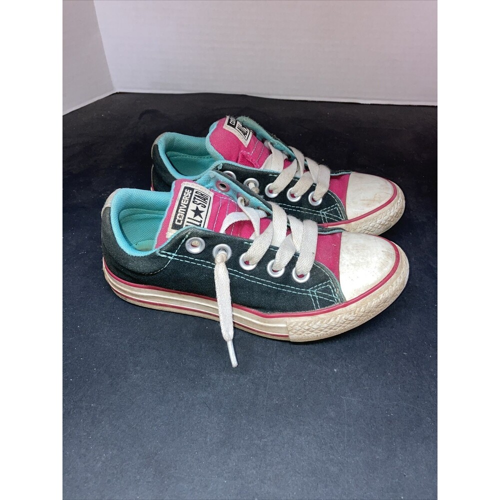 Converse Chuck Taylor All Star Street Ox Teal And Pink Shoes Size Girls Sz US 12